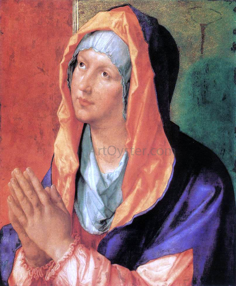 Albrecht Durer The Virgin Mary in Prayer - Canvas Print