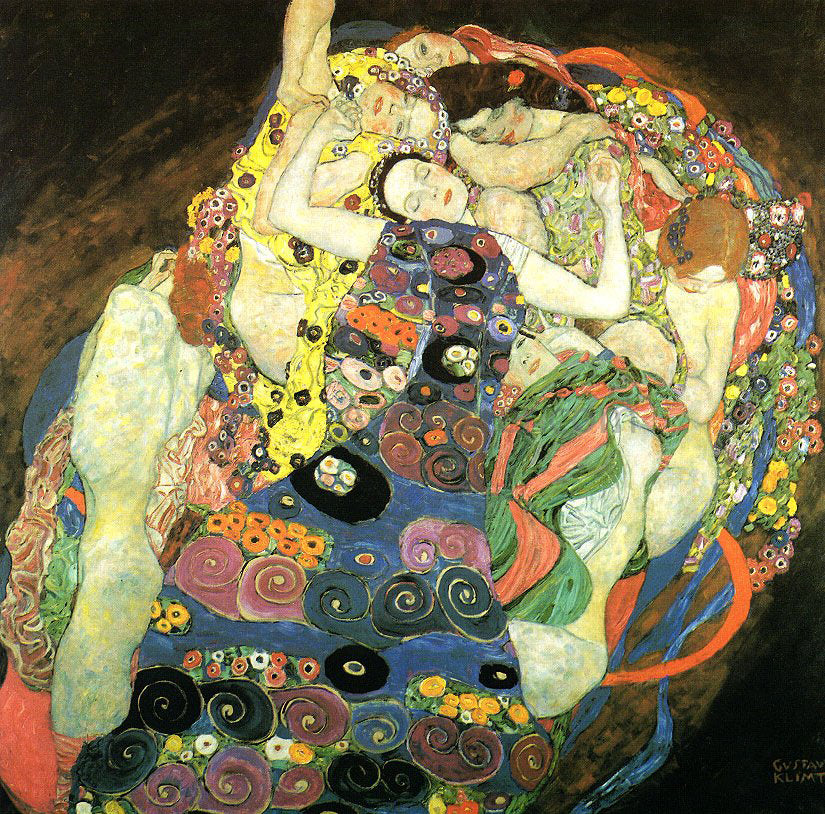 Gustav Klimt A Virgin - Canvas Print