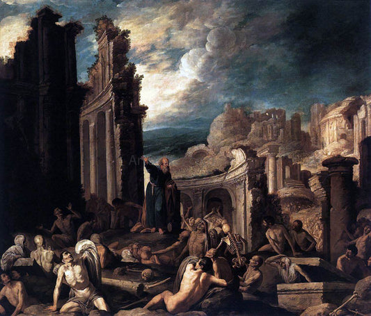 Francisco Collantes The Vision of Ezekiel - Canvas Print