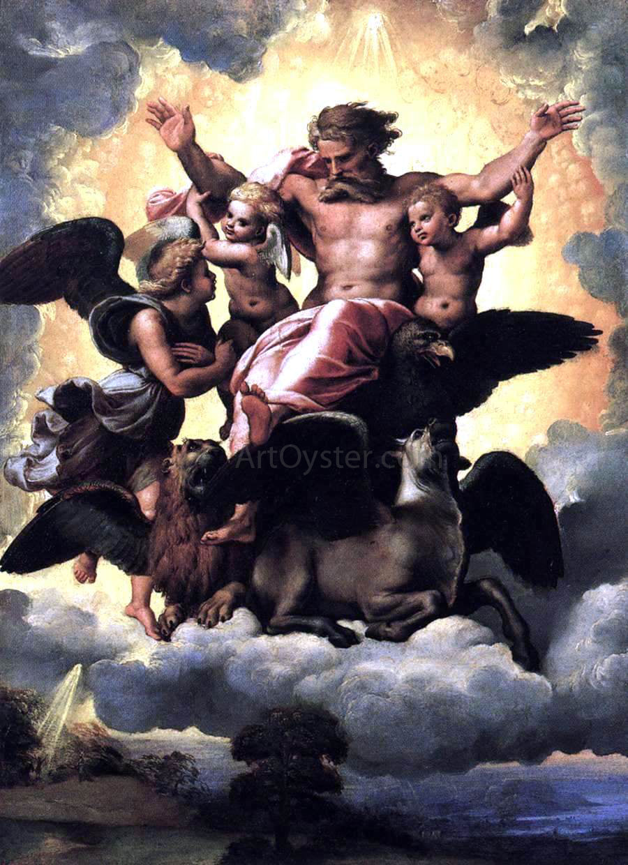 Raphael The Vision of Ezekiel - Canvas Print