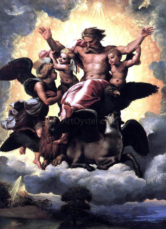Raphael The Vision of Ezekiel - Canvas Print