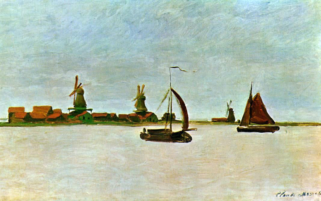 Claude Oscar Monet The Voorzaan - Canvas Print