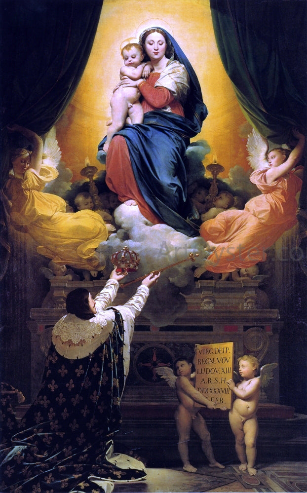 Jean-Auguste-Dominique Ingres The Vow of Louis XIII - Canvas Print