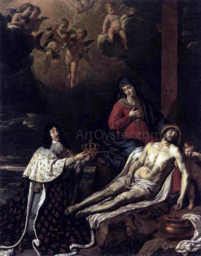 Philippe De Champaigne The Vow of Louis XIII - Canvas Print
