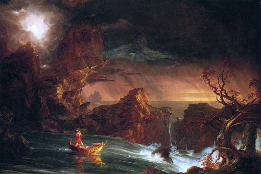 Thomas Cole The Voyage of Life: Manhood - Canvas Print
