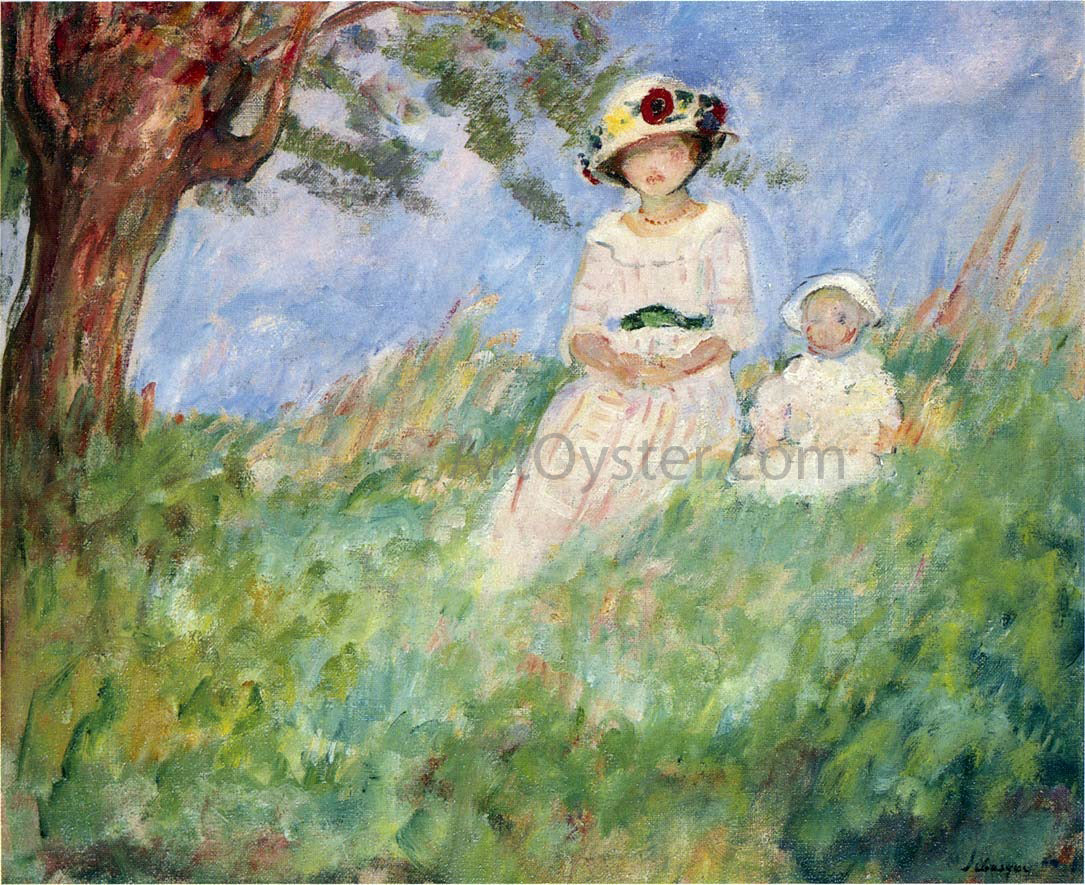 Henri Lebasque A Walk - Canvas Print