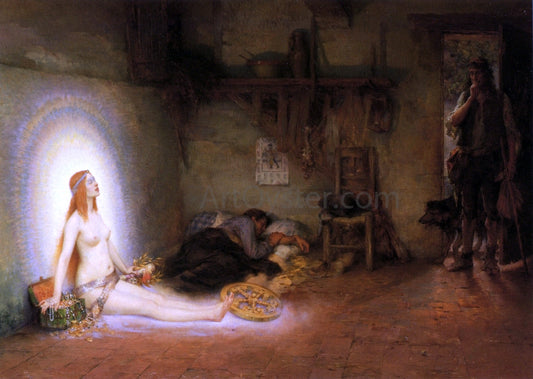 Pierre Outin The Wandering Jew - Canvas Print
