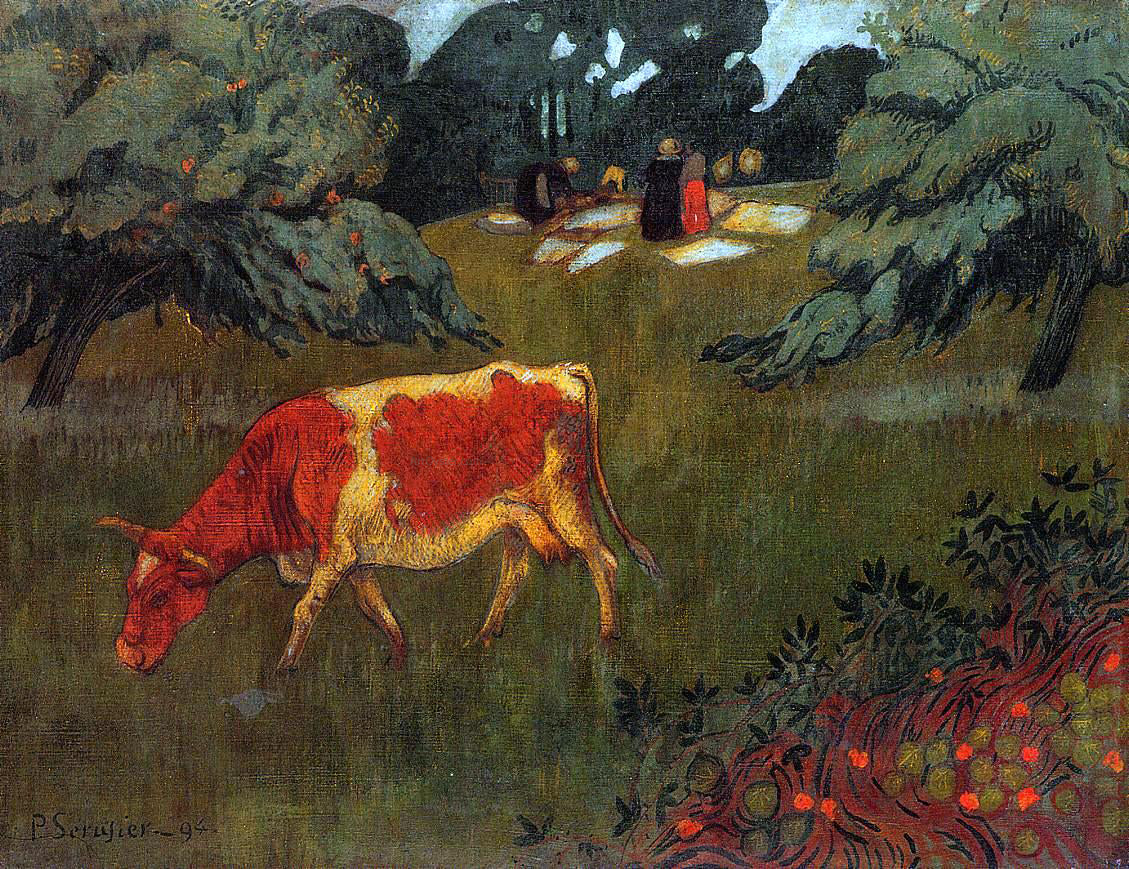 Paul Serusier The Wash in a Large Meadow - Canvas Print