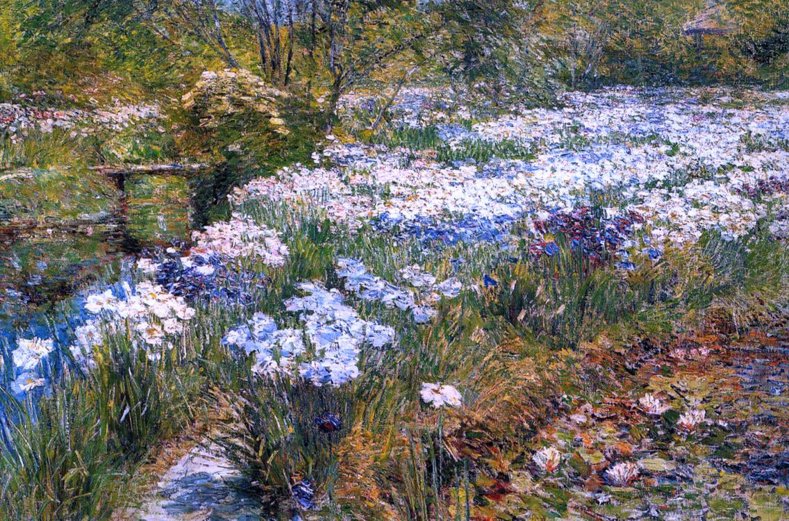 Frederick Childe Hassam The Water Garden - Canvas Print