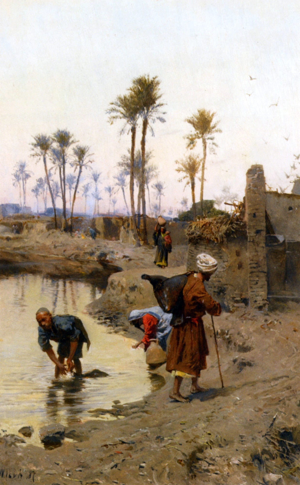 Charles Wilda The Watercarriers - Canvas Print