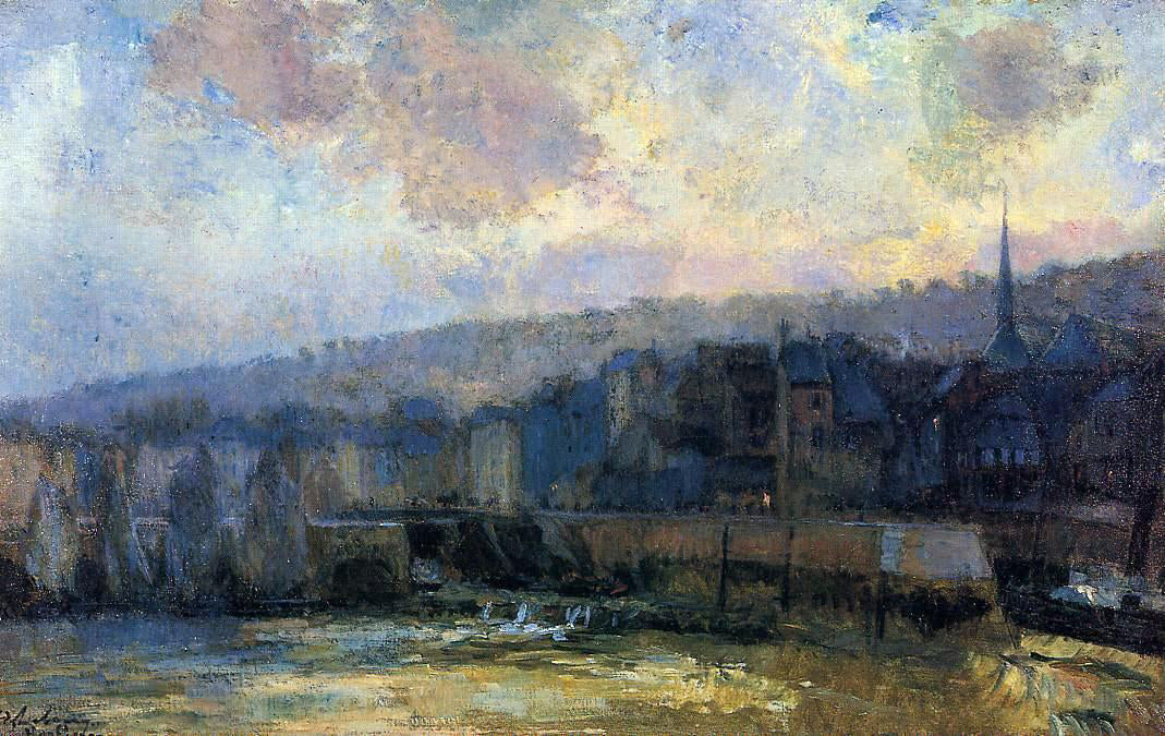 Albert Lebourg The Waterfront, Port of Honfleur - Canvas Print
