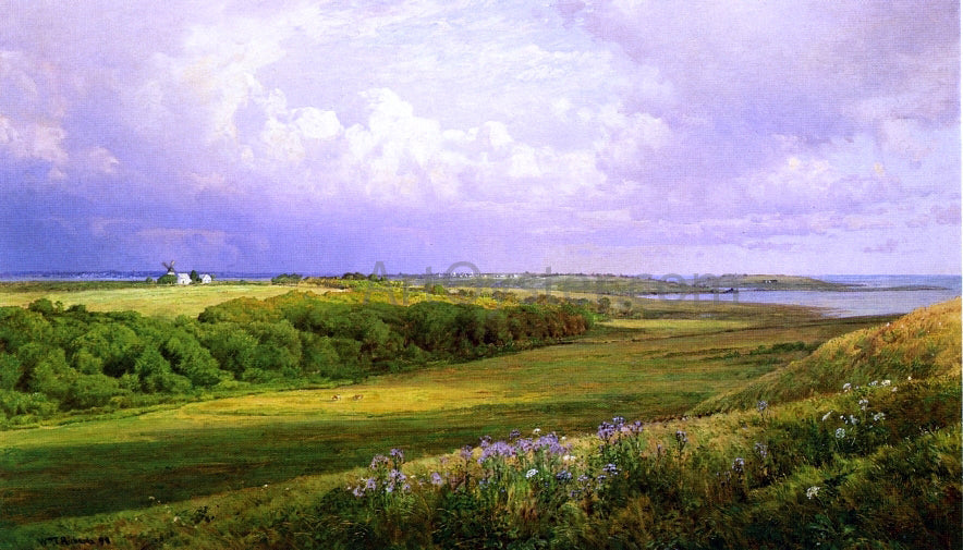 William Trost Richards The Watson Farm, Conanicut, Rhode Island - Canvas Print