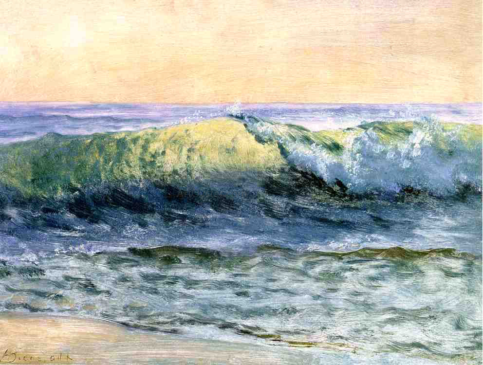Albert Bierstadt The Wave - Canvas Print