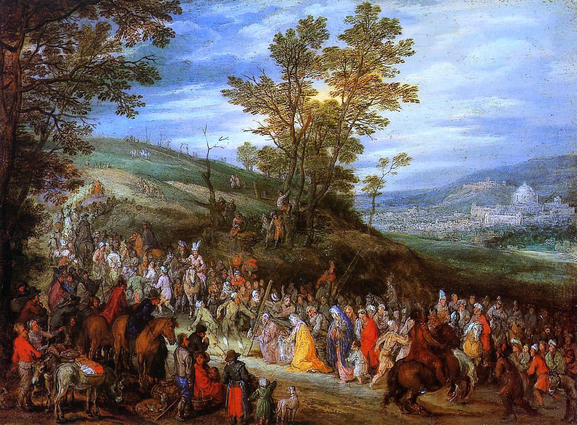 The Elder Jan Bruegel The Way of the Cross - Canvas Print