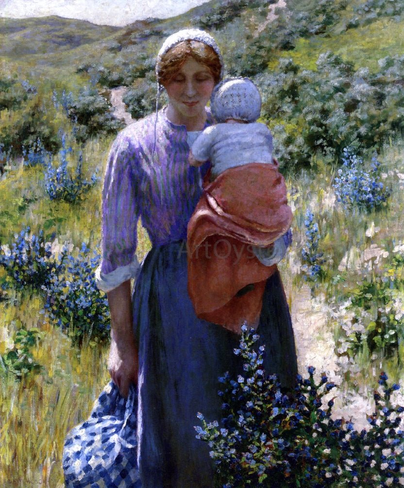 George Hitchcock The Wayfarers - Canvas Print