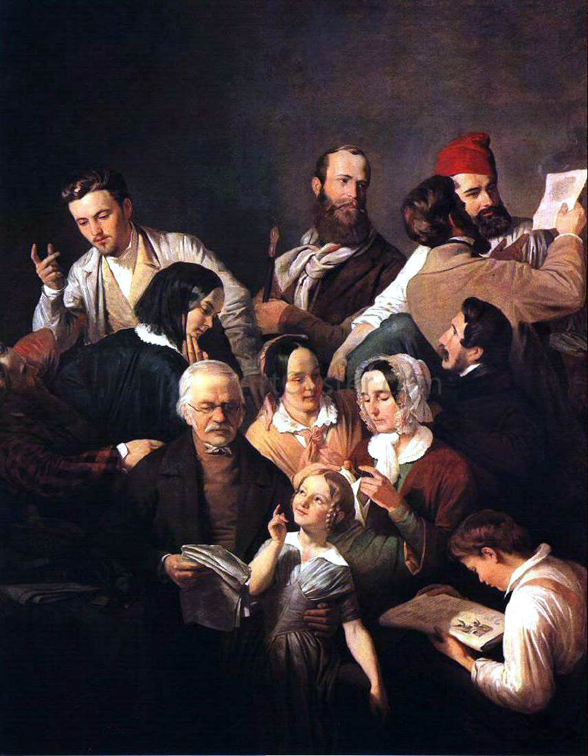 Henrik Weber The Weber Family - Canvas Print