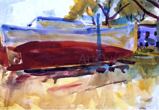Charles Webster Hawthorne The Weir Boat - Canvas Print