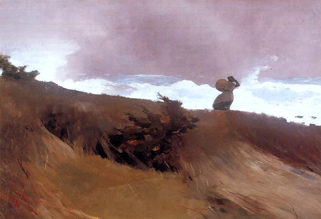 Winslow Homer The West Wind - Canvas Print
