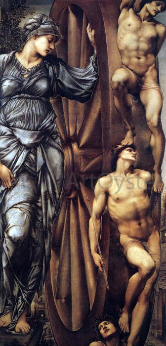 Sir Edward Burne-Jones The Wheel of Fortune - Canvas Print