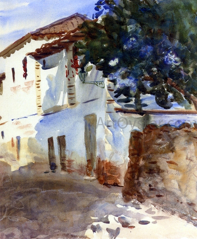 John Singer Sargent A White House - Canvas Print