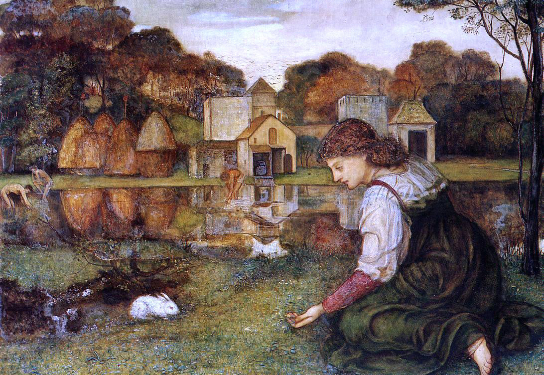 John Spencer Stanhope The White Rabbit - Canvas Print