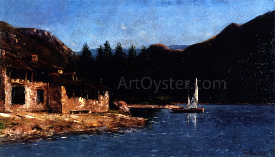 Gustave Courbet The White Sail - Canvas Print