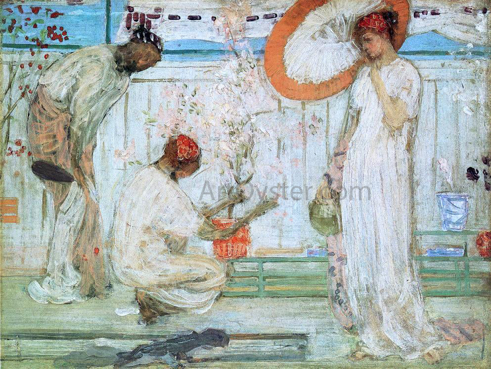 James McNeill Whistler The White Symphony: Three Girls - Canvas Print