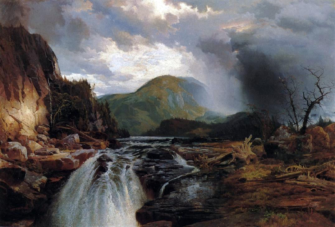Thomas Moran The Wilds of Lake Superior - Canvas Print