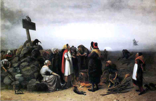 William Holbrook Beard The Witches Convention - Canvas Print