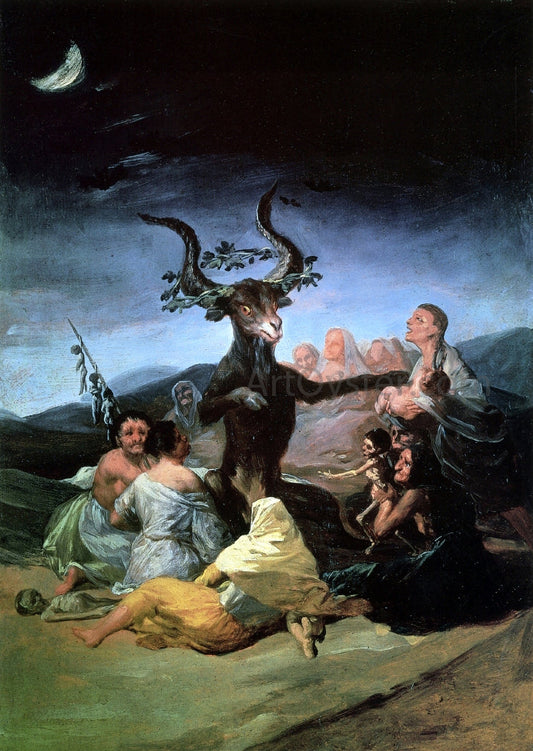 Francisco Jose de Goya Y Lucientes The Witches' Sabbath - Canvas Print