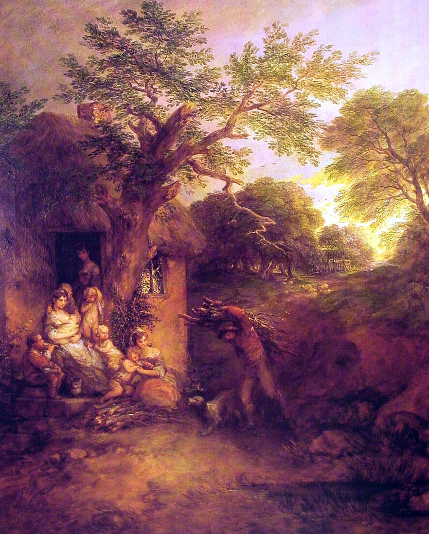 Thomas Gainsborough The Woodcutters' Return - Canvas Print