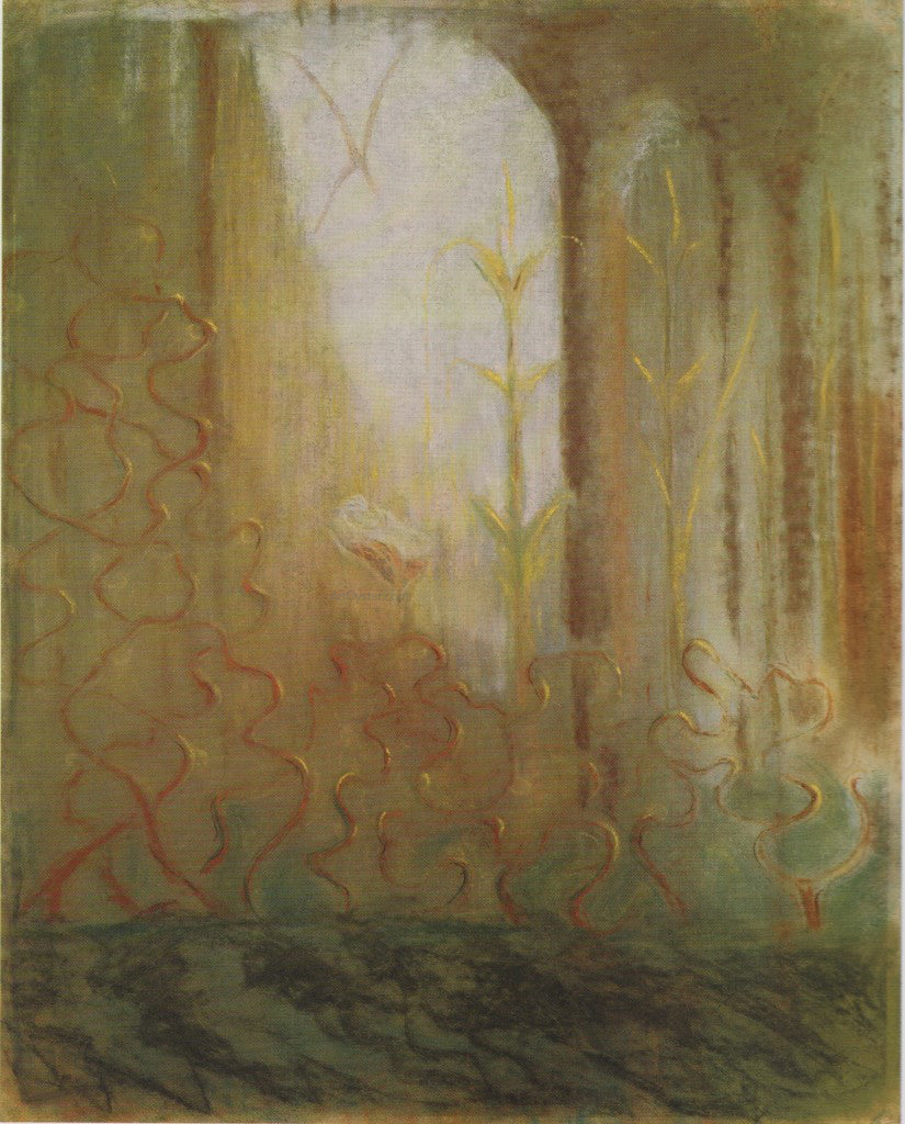 Mikalojus Ciurlionis The Worlds of Mars - Canvas Print