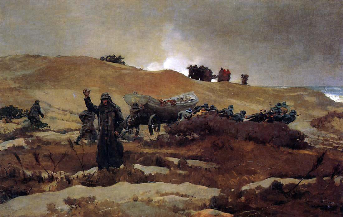 Winslow Homer The Wreck - Canvas Print