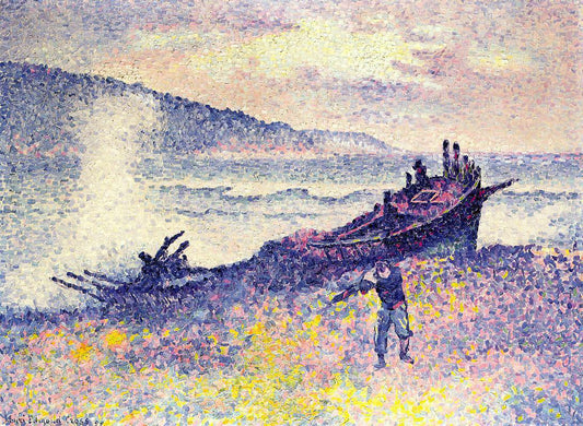 Henri Edmond Cross The Wreck - Canvas Print