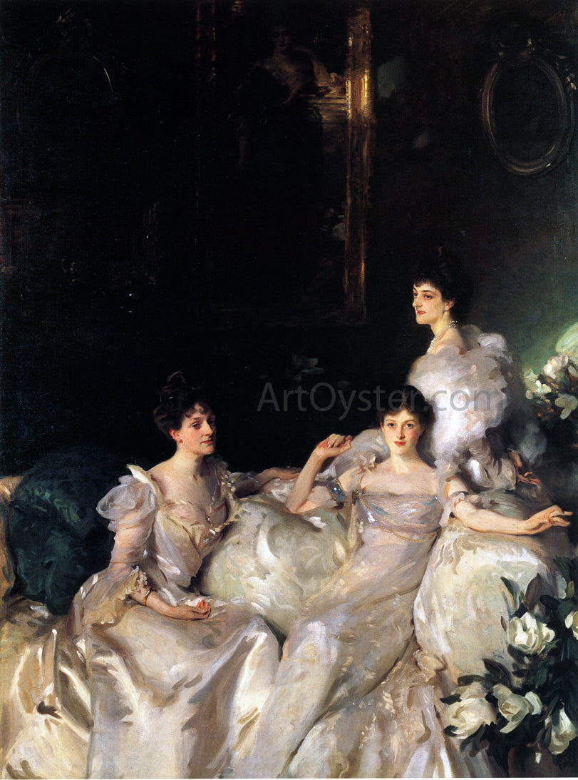 John Singer Sargent The Wyndham Sisters - Canvas Print