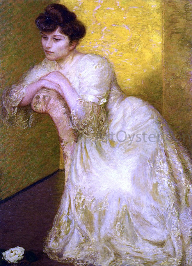 Lilla Cabot Perry The Yellow Screen - Canvas Print