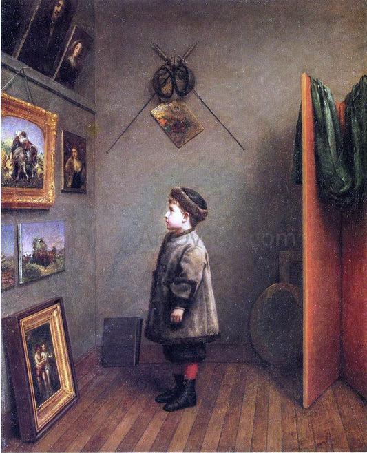 Robert M Pratt The Young Connoisseur - Canvas Print