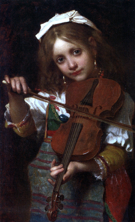 Pierre-Louis-Joseph De Coninck The Young Violinist - Canvas Print