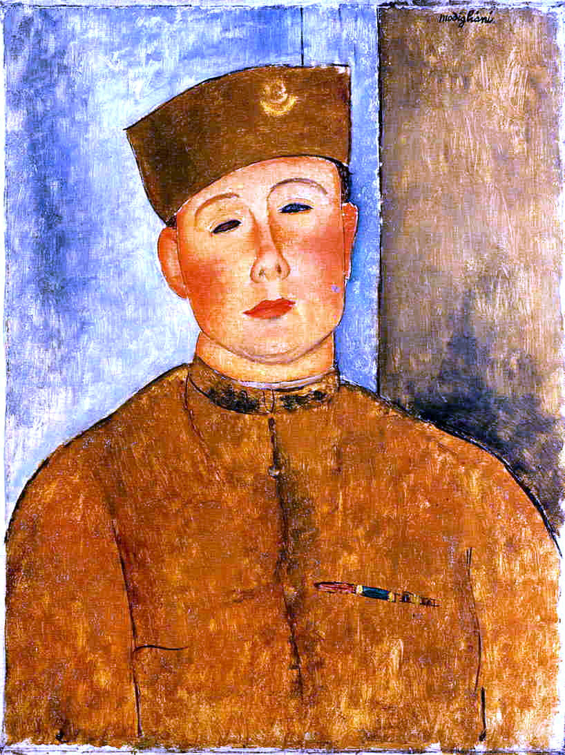 Amedeo Modigliani The Zouave - Canvas Print