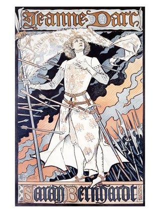 Eugene Samuel Grasset Theaterplaket - Canvas Print