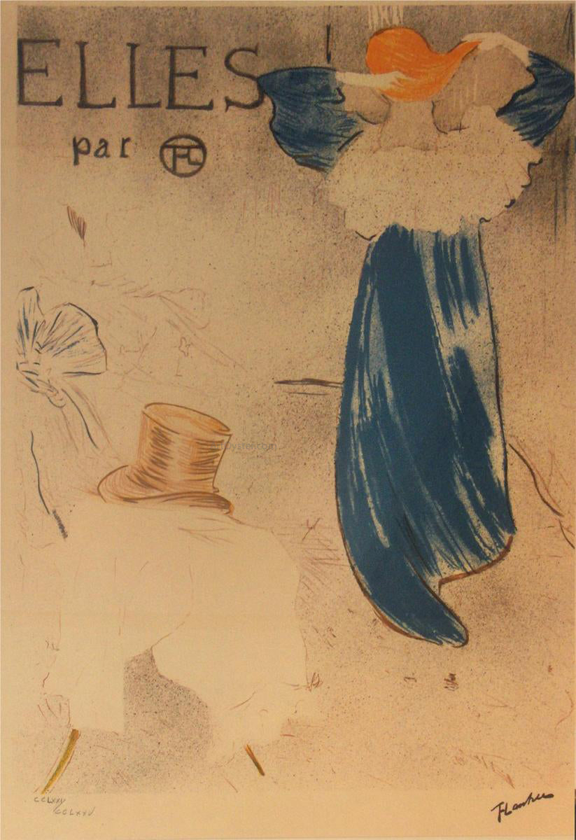 Henri De Toulouse-Lautrec They - Canvas Print