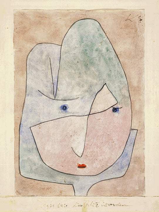 Paul Klee This Flower Wishes to Fade - Canvas Print