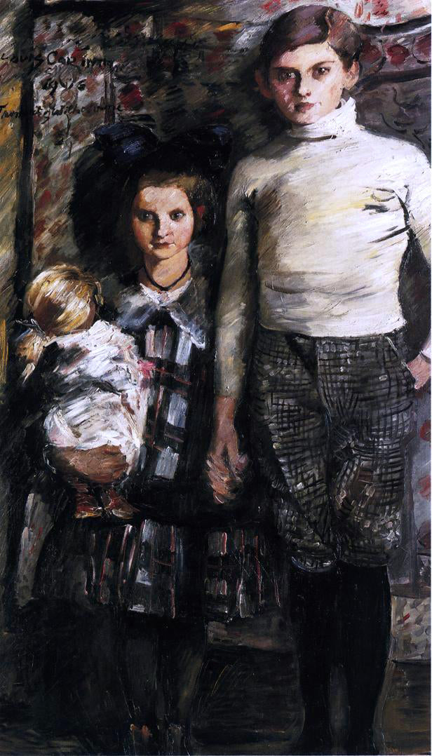 Lovis Corinth Thomas and Wilhelmine - Canvas Print