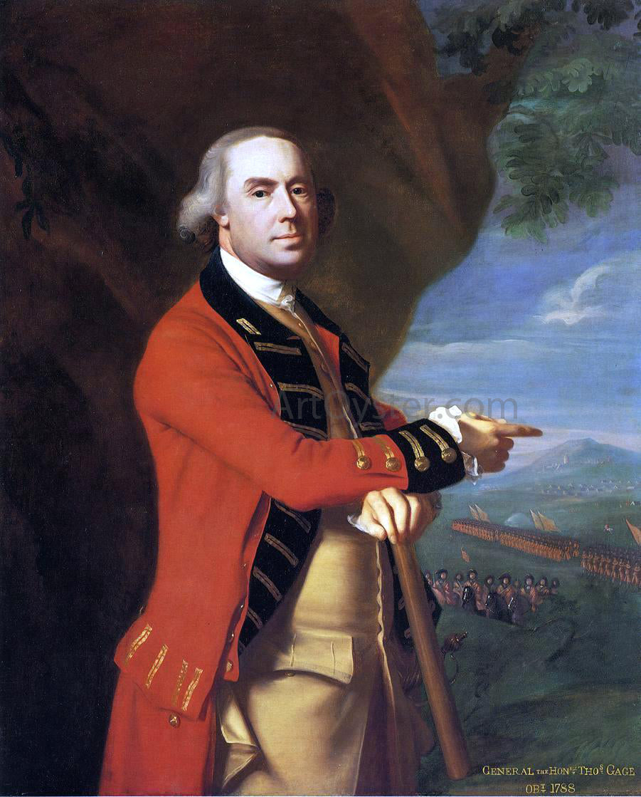 John Singleton Copley Thomas Gage - Canvas Print