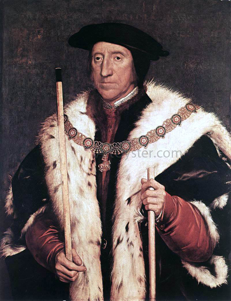 The Younger Hans Holbein Thomas Howard, Prince of Norfolk - Canvas Print