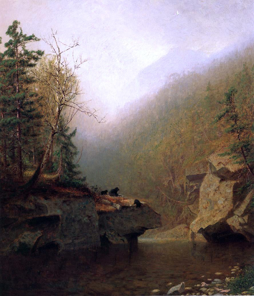Alexander Helwig Wyant Three Bears - Canvas Print
