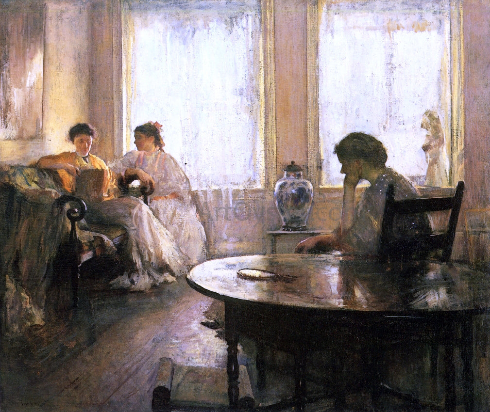 Edmund Tarbell Three Girls Reading - Canvas Print
