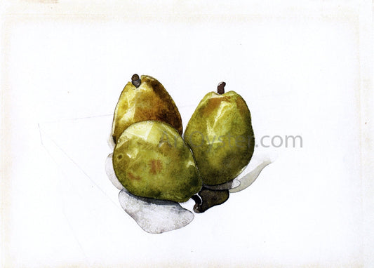 Charles Demuth Three Pears - Canvas Print