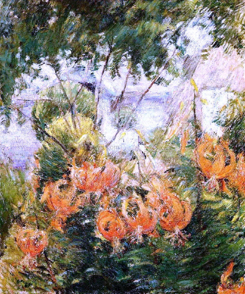 John Twachtman Tiger Lilies - Canvas Print