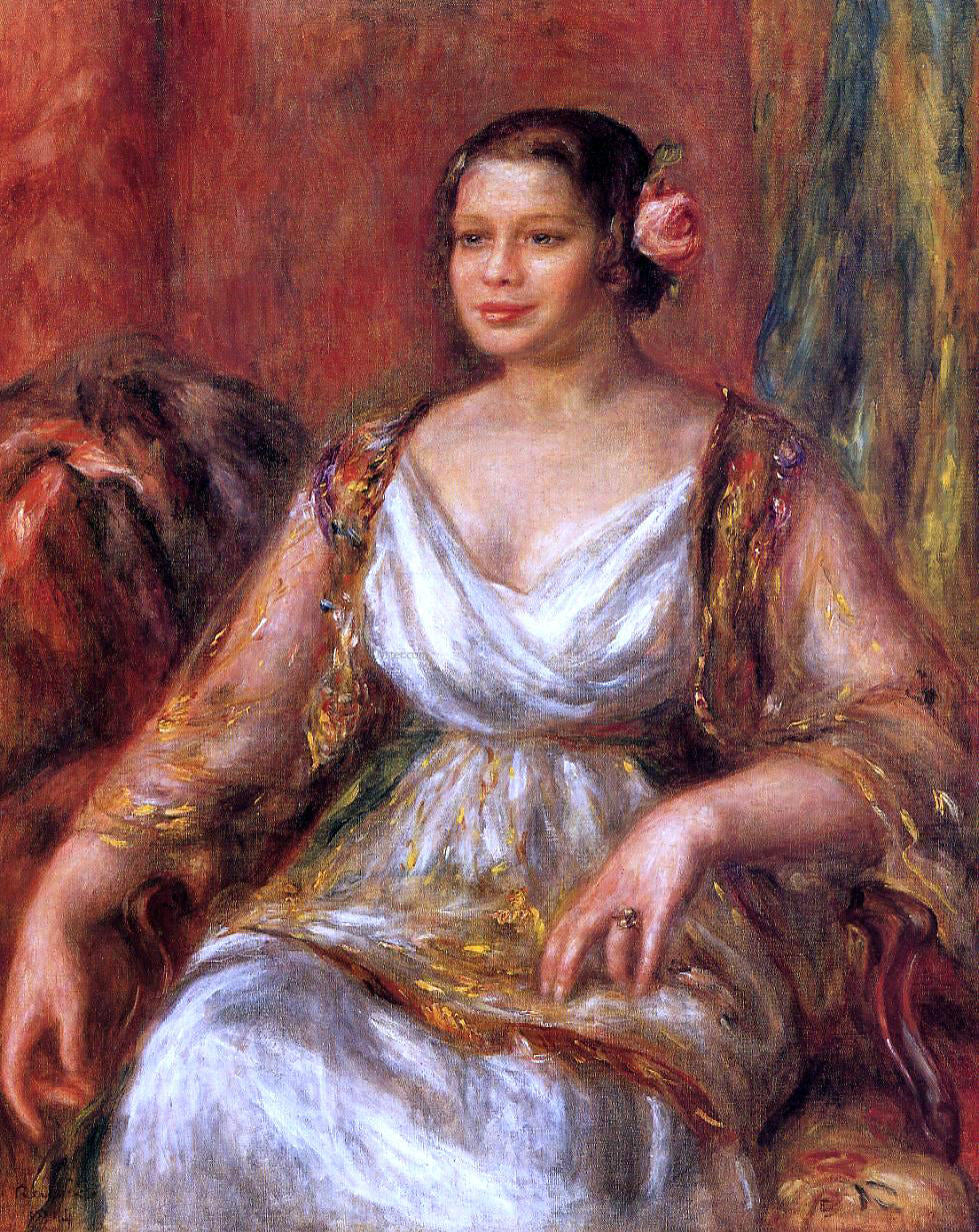 Pierre Auguste Renoir Tilla Durieux - Canvas Print
